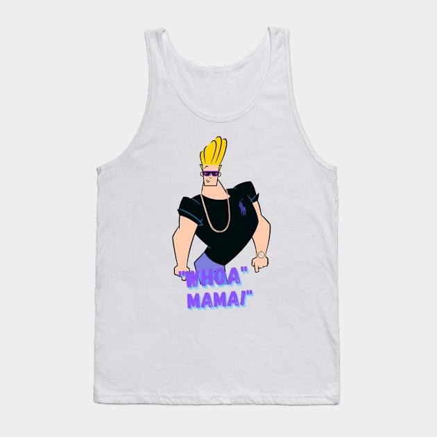 Johnny Bravo Tank Top by MOVIE AV IMPULSE CREATION 